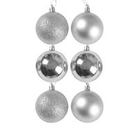 Hqunjikp Boules de décoration de Noël, boules incassables en vrac de 8 cm | Ensemble de décorations de Noël | Pour fête dansante, mariage, cour, porte d'entrée intérieure, jardin