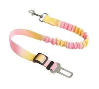 Hqunjikp Ceinture de sécurité réglable pour voiture pour chien - Harnais élastique réglable avec boucle résistante aux chocs pour animaux de compagnie pour petits, moyens et grands