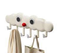 Hqunjikp Crochets pour serviettes de salle de bain | Design nuage amusant - Crochets pour serviettes de bain - pour vêtements, manteaux, chapeaux, sacs, clés, salon, bureau, douche, toilettes