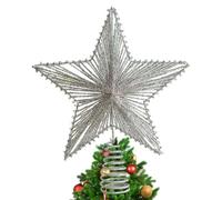 Hqunjikp Étoile de Sapin de à Paillettes - Décoration de Sapin de, pour la Maison, la Ferme Rustique, Vintage, la Nuit, la crèche de