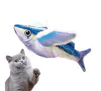 Hqunjikp Flaps And Chirps Jouet pour chat, poisson sonore électrique pour animal de compagnie ennuyé, jouet réaliste pour chasser simulation d'enrichissement comportemental, exercice de soulagement du