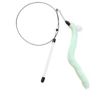 Hqunjikp Jouet interactif réaliste pour chat, 80 cm - Baguette colorée pour enrichissement quotidien en intérieur, relaxation, jeu, exercice de collage à la maison, chaton