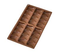 Hqunjikp Moule à chocolat rectangulaire à 6 cavités profondes - Moule en silicone pour barre énergétique pour cuisine, maison, fête, anniversaire, mariage, vacances, Noël