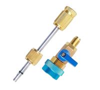 Hqunjikp Outil de Retrait de Noyau de Valve HVAC, Outil de Retrait de Noyau de Valve Multifonctionnel - Kit d'accessoires de réparation de Remplacement Gadget pour l'entretien du système de