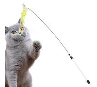 Hqunjikp pour Chat, Jeu interactif réaliste de 80 cm | colorée | pour enrichir la Routine intérieure Quotidienne, Relaxation, Jouer, Exercice de Collage à la Maison,