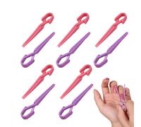 Hqunjikp Protection de vernis à ongles | Pince à doigt multifonctionnelle pour vernis à ongles, 10 clips de protection pour vernis à ongles