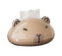 Hqunjikp Support de boîte à mouchoirs | Boîte de rangement de table pour papier facial | Organiseur de serviettes décoratif pour ateliers, salles à manger, garages, cuisines