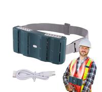 Hqunjikp Ventilateur de taille portable à clipser sur la ceinture - Double circulation d'air alimenté par piles Gadgets cool pour femmes hommes sports travail randonnée plage chasse cyclisme chantier