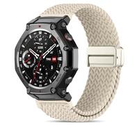 HQzon Bracelet tissé respirant compatible avec Amazfit Trex 3, boucle magnétique, bracelet de rechange sport pour Trex 3