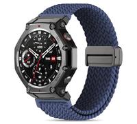 HQzon Bracelet tissé respirant compatible avec Amazfit Trex 3, boucle magnétique, bracelet de rechange sport pour Trex 3