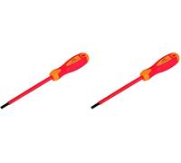 HR 170383 - Destornillador aislado VDE plano 3x100 mm (Lot de 2)