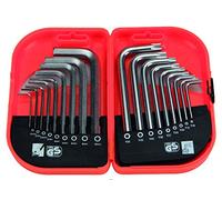HR 170622 - Juego de 18 llaves combinadas allen t Torx inviolable en estuche plástico