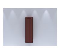 HR Juice Armoire mi-haute - 40x35x130cm - angles arrondis - façade 3D - 1 porte - tourne vers la droite - terra mat 75112506074