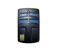 HR Matic Multi 2 Télécommande Universelle 433 et 868 Portes de Garage. MHz Code Fixe et Rolling Code, compatibilité s'étend à Plus de 200 Marques, 4 télécommandes différentes en 1. FABRIQUÉ EN EU