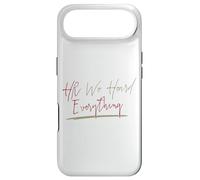 HR We Heard Everything Funny Human Resources Manager Coque pour iPhone Air