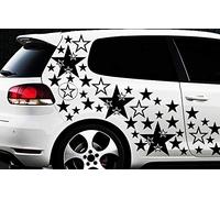 HR-WERBEDESIGN 101 Star Set de Stickers pour Voiture Motif étoiles