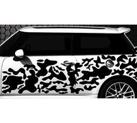 HR-WERBEDESIGN Lot de Stickers pour Voiture Camouflage Pixel Cyber XXL