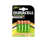 Duracell - 4 Piles aa 1300mAh Recharge Plus StayChar HR6