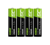 GreenCell Pile domestique rechargeable GR01 AA Hybrides nickel-métal (NiMH)