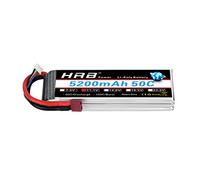 HRB 3S Batterie Lipo 11,1 V 5200 mAh 50 C avec Deans T pour Slash VXL, Slash 4x4 VXL, 1/10 Rally, XO-1 Supercar, E-Maxx Brushless, E-Revo Brushless et Spartan modèles