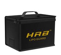 HRB Lipo Bag Fireproof Explosion-Proof Safe Lipo Battery Bag Improved Quality Material Battery Safety Box with Large Capacity for Charging and Storing RC Car Batteries