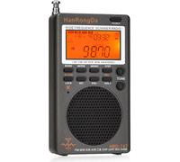 HRD-747 Radio portable pleine bande avec affichage numérique, radio pour les passionnés de tout-terrain, reçoit les canaux VHF/UHF