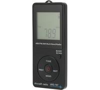 Hrd-Mini Radio Portable 767 Avec Bande Avion,Radio Multibande Fm Am Air Avec Cordon Avec Écouteurs,Radio 400 Mah 3,7 V Avec Écran Lcd Avec Rétroéclairage