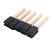 HREDZEO Pinceaux en Mousse, 10 Pièces Brosses en Mousse Brosses Éponge en Mousse Brosses Éponge en Mousse avec Poignées en Bois pour Peinture Acrylique Peinture Décorative Teinture Artisanat
