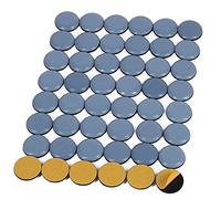 Hreyywo 48 PièCes SéRies 25Mm Patins de Meubles Patins Auto-AdhéSifs en PTFE de Jambe de Chaise pour Les Meubles Faciles à DéPlacer (Rond)