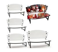 Hreyywo 5 PièCes de Banc ComméMoratif par Sublimation, DéCor de Chaise D'Ornement Vierge, Cadre Photo de Plage Nautique Fait à la Main pour Table