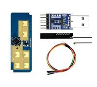 Hreyywo LD2450 DC5V 24G Module de Capteur Radar de Suivi de Mouvement Humain pour Maison Intelligente de Trajectoire Distance Angle Vitesse
