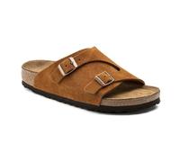 HRGKLMN Mules pour Femmes et Hommes Classiques, Sandales à Une Bride avec Boucle réglable, Chaussures d'été Plates Confortables pour la Vie Quotidienne, la Plage et Les Vacances,Braun,37 EU