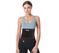 HRIOYAN Ceinture de thérapie par lumière rouge pour le corps, 660 nm et 850 nm, télécommande avec minuterie