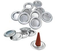 Hrippy 50 Pcs Encens du Support Mini-Assiette, Porte-encens Encensoir Porte-brûleur D'encens pour Bureau De Chambre, Salle De Yoga, Maison De Thé