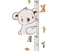 Hrippy Baby Height Growth Chart Ruler for Kids, 3D Movable Koala Height Ruler Wall Decs Kids Haut Mesur Mesur Chart Sticker for Nursery Playroom
