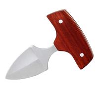 Hrippy Couteau À Thé en Bois De Santal, Aiguille À Thé PU- Rétro, Cône À Thé Fait À Main, Outil À Thé en Acier Inoxydable pour Gâteaux De Thé Compressés