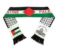 Hrippy Écharpe du Drapeau De Palestine Écharpe Double Côté Palestine Jérusalem Arabe Écharpe Châle pour Les Hommes Cadeaux De Vacances De Mariage