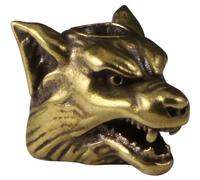 Hrippy Laiton Loups Laiton Paracorde Perles EDC Couteau Perles Tissé Lanière Porte-clés Pendentif Loups Charmes Porte-clés