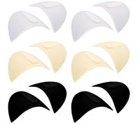 Hrippy Lot De 6 Paires D'épaulettes en Mousse, Accessoire De Mode pour Blazers T-Shirts pour Hommes Femmes, Usage Quotidien