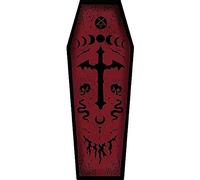 Hrippy Tapis De Tapis De Cercueil d'halloween, Tapis De Tapis De Cercueil Gothique De Cercueil sans Glissement