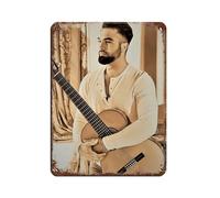 HRJHE Poster de chanteur Kendji Girac (3) - Affiche rétro en métal chic - Peinture en fer - Pour bar, personnes, grotte, café, famille, garage - Décoration murale - 30 x 40 cm