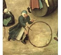 HRJUBWREE Célèbre Image sur Toile Graffiti Art Murale Enfants de Pieter Bruegel l'Ancien Vintage Impressions sur Toile Pour la Décoration Murale 60x90cm
