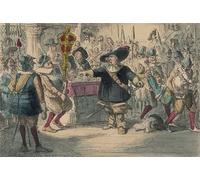 HRJUBWREE Célèbre Image sur Toile Graffiti Art Murale Enlevez cette babiole Cromwell dissolvant le long parlement par Laeech Vintage Impressions sur Toile Pour la Décoration Murale 60x90cm