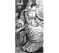 HRJUBWREE Célèbre Image sur Toile Graffiti Art Murale Femme faisant une pause par Mary Ellen Edwards Vintage Impressions sur Toile Pour la Décoration Murale 60x90cm