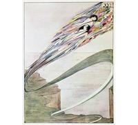 HRJUBWREE Célèbre Image sur Toile Graffiti Art Murale l'année au printemps tout est Eprits et une partie de moi par Harry Clarke Vintage Impressions sur Toile Pour la Décoration Murale 60x90cm