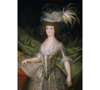 HRJUBWREE Célèbre Image sur Toile Graffiti Art Murale María Luisa De Parma de Francisco De Goya Vintage Impressions sur Toile Pour la Décoration Murale 60x90cm