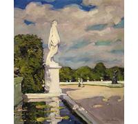 HRJUBWREE Célèbre Image sur Toile Graffiti Art Murale sur la Terrasse Versailles par Alexander Jamieson Vintage Impressions sur Toile Pour la Décoration Murale 60x90cm