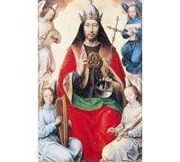 HRJUBWREE Célèbre Image sur Toile Graffiti Art Murale Vanité terrestre et salut divin Christ en gloire par Hans Memling Vintage Impressions sur Toile Pour la Décoration Murale 60x90cm
