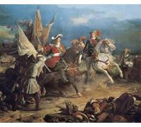 HRJUBWREE Célèbre Peinture D'Art Murale Toile Murale Tableau Guerre de Succession d'Espagne par Jean Alaux Affiche Artistique Pour un Usage Bureautique 60x90cm