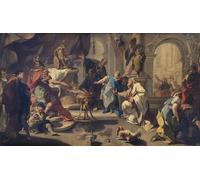 HRJUBWREE Célèbre Peinture D'Art Murale Toile Murale Tableau Hannibal jure l'inimitié éternelleRomains par Battista Pittoni Affiche Artistique Pour un Usage Bureautique 60x90cm
